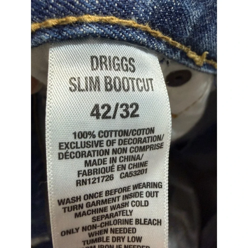 Vtg Aeropostale Y2K Distressed Bootcut Jeans Mens 42x32 Retro Grunge‎ Streetwear